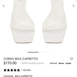 Tony Bianco Milk Capretto Women's Shoes - White